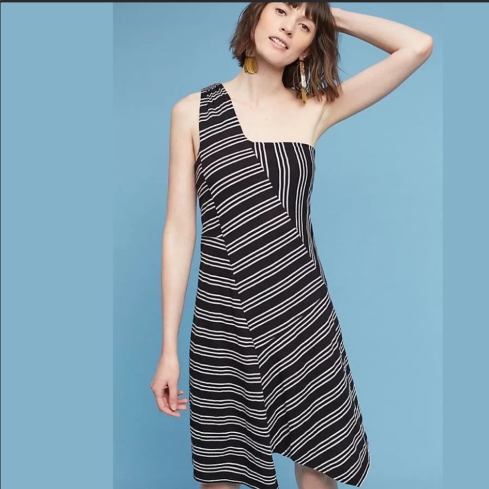 Stripe Anthropologie Dress